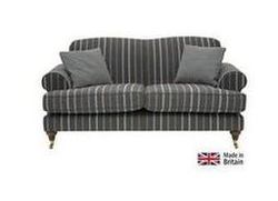 Heart of House Sherbourne Regular Striped Sofa - Charcoal